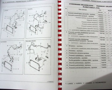 DAEWOO Tacuma и другие - каталог нормативов времени ремонта
