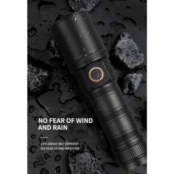 1500 Lumen Flashlight Type-c USB Rechargeable