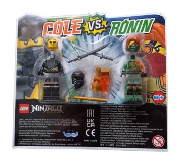 LEGO Ninjago Minifigure Polybag Blister - Cole vs. Ronin #112215