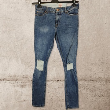 ASOS Fajne Jeansowe SPODNIE RURKI rozm. W29 L30