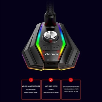 Компьютерный микрофон Bonks Проводной микрофон