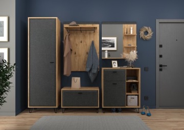 КНИЖНЫЙ ШКАФ С ПОЛКАМИ ШКАФ 61 см LOFT BOOKS