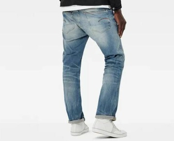 Y1902 spodnie JEANSY G-Star Raw 3301 LOOSE 28/30