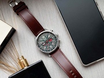 МУЖСКИЕ ЧАСЫ АВИАТОР AVW81768G438 F-СЕРИЯ ДАТА НА РЕМЕШКЕ