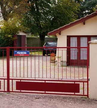 Tabliczka na ogrodzenie tablica ADRESOWA Numer DOMU 60x20 cm PCV Numer DOMU