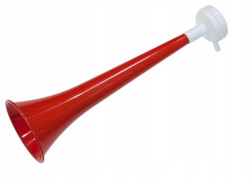 TRĄBKA CZERWONA DLA KIBICA WUWUZELA GŁOŚNA