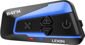 INTERKOM MOTOCYKLOWY LEXIN B4FM BLUETOOTH ZESTAW SŁUCHAWKOWY MIKROFON PRO