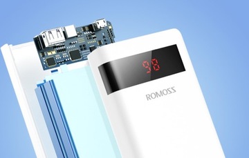 ROMOSS FAST USB POWERBANK ДЛЯ ТЕЛЕФОНА 20000 мАч 2X USB-A USB-C PD QC 30 Вт