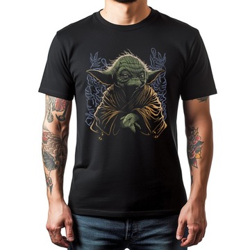 Koszulka Męska Yoda Magia Gwiezdne Wojny XL