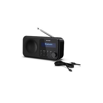 Портативное цифровое радио Sharp Sharp DR-P420(BK) Токио, FM/DAB/DAB+, Bluetooth