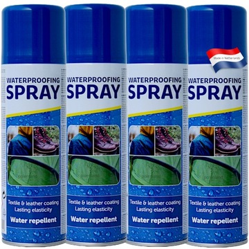 Impregnat Fiets-O-Fit - 4 pak do tkanin z mebraną kurtek butów skóry 300ml