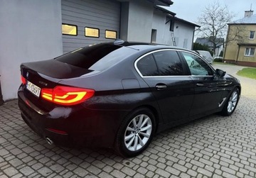 BMW Seria 5 G30-G31 Limuzyna 520d 190KM 2018 BMW Seria 5 X DRIVE automat, skora, podgrzewane fotele, okazja 2.0, zdjęcie 11