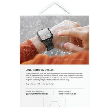 Водонепроницаемый чехол UNIQ Nautic, защита экрана для Apple Watch 9/8/7 41 мм