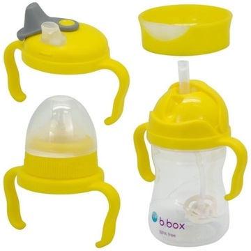 KUBEK B.BOX WIELOFUNKCYJNY 250ML 4W1 OD 4M CYTRYNA