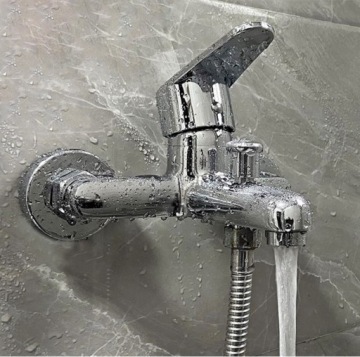 НАСТЕННЫЙ Смеситель для ванны и душа, смеситель для ванны и душа, ХРОМНЫЙ НАБОР