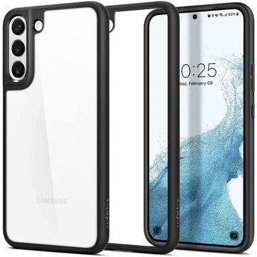 ETUI DO GALAXY S22 SPIGEN ULTRA HYBRID CZARNY MATOWY