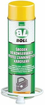 KONSERWACJA do PROFILI zamkniętych BURSZTYNOWA Z WĘŻYKIEM w sprayu BOLL 24