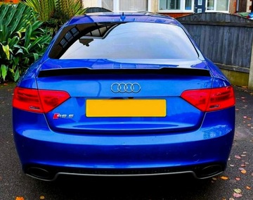 Audi A5 Sportback 8T 07-16 4D M4 вид спойлера, элерон, черный глянец