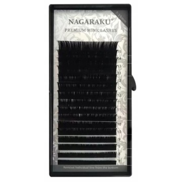 Ресницы NAGARAKU MIX Premium D 0,10 7-15мм 16 полосок