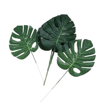 SZTUCZNA PALMA LIŚCIASTA SZTUCZNA ROŚLINA MONSTERA