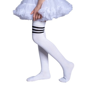 Носки выше колена из хлопка для девочек, СУПЕР КАЧЕСТВО, один размер.