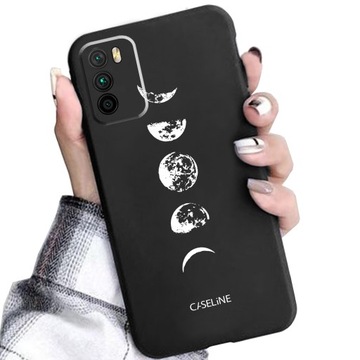 Etui clear case do Xiaomi POCO M3 wzory + szkło 9H