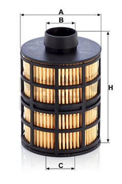 FILTR PALIVA PU723X MANN-FILTER