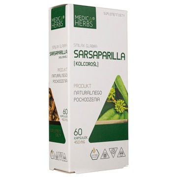 Medica Herbs SARSAPARILLA ekstr. Kolcorośl SMILAX