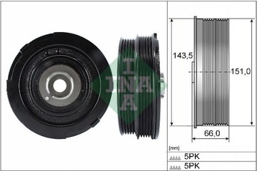 ШКИВ 544 0069 10 INA