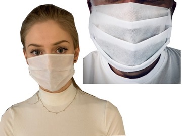 MASKA NA TWARZ MASECZKA OCHRONNA POLSKA 1 SZTUKA