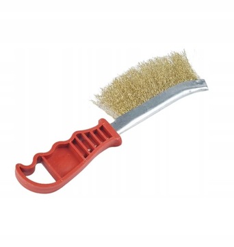 Щетка из латунной проволоки для ручной чистки дисков.