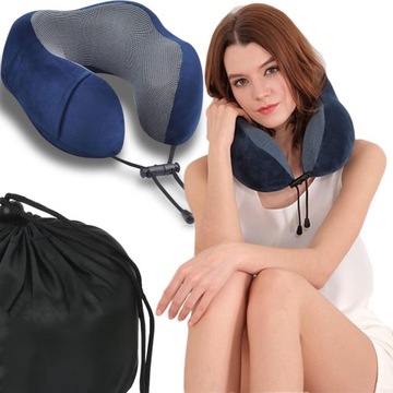 WYGODNA PODUSZKA PODRÓŻNA ROGAL NA SZYJĘ DO SAMOLOTU AUTA PIANKA MEMORY