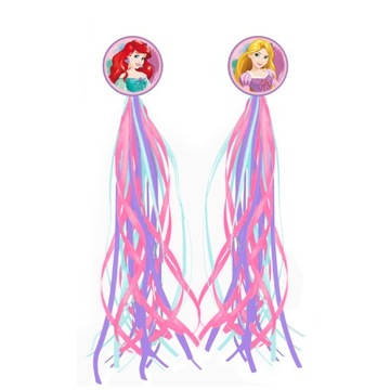 2x WSTĄŻKA KOSZYK ROWEROWY DISNEY PRINCESS KSIĘŻNICZKI