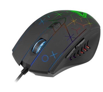 Mysz gamingowa przewodowa Tracer Gamezone XO USB Optyczna 1600 dpi Czarna