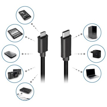 КАБЕЛЬ-переходник USB-C на MICRO USB FAST QC 1M