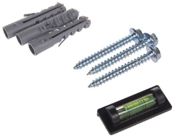 PÓŁKA POD DVD MACLEAN, POJEDYNCZA, MAX. 10KG, SZKL