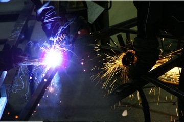 Гараж из листового металла профиль 3х5