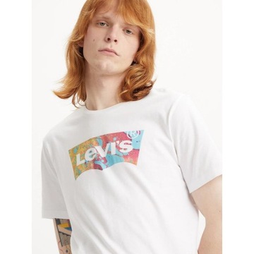 Levis Koszulka z krótkim rękawem GRAPHIC CREWNECK TEE BW LAVA F 22491-0453-XL