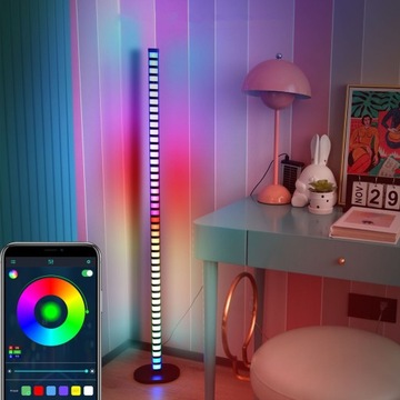 LAMPA LED podłogowa Bluetooth AMBIENT RGBWCCT PILOT INTELIGENTNA