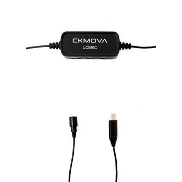CKMOVA LCM6C - mikrofon krawatowy na USB C