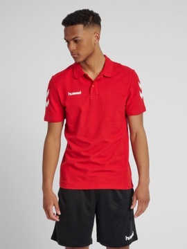 МУЖСКАЯ ФУТБОЛКА ПОЛО ИЗ ХЛОПКА HUMMEL CORE S