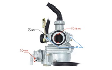 ТЮНИНГ КАРБЮРАТОРА 4T QAD ATV 110 125 PZ19 152FMB