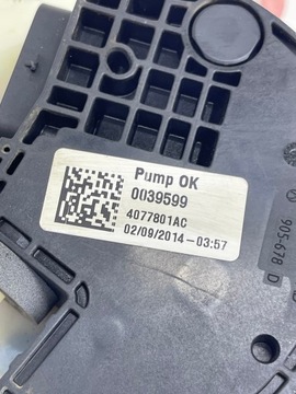 AUDI A6 C7 2.0 TDI ČERPADLO PALIVA ADBLUE SPRÁVNÁ ORIG!