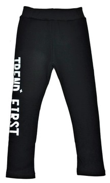 LEGGINSY GETRY OCIEPLANE na futerku r.134/140 cm