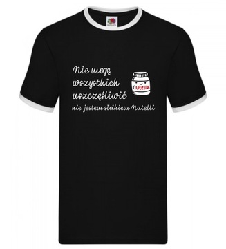 Koszulka NUTELLA Prezent KM13R Black/White S