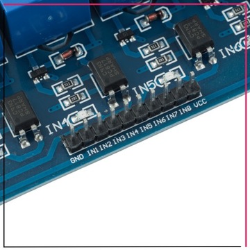 Przekaźnik 5V 8 Kanałów Moduł Przekaźników 230V 10A Zgodny z Arduino RPI