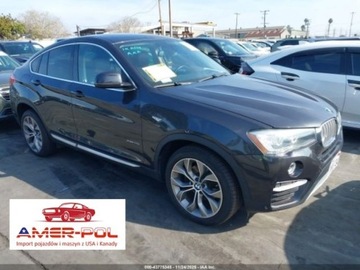BMW X4 G01 2016 BMW X4 2016r., Xdrive28i, 2L, od ubezpieczalni 2.0 Benzyna 243KM
