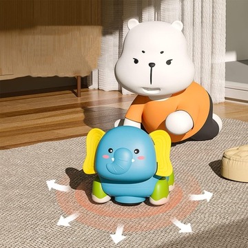 ВЕСЕЛАЯ РАЗВИВАЮЩАЯ ИГРУШКА ДЛЯ ДЕТЕЙ, МУЗЫКАЛЬНАЯ ПОЛЦУЮЩАЯ МАШИНКА