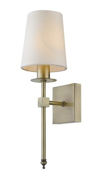 Lampa ścienna Casoli kinkiet patyna LP-2118/1W Glamour