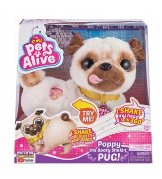 Zuru Pets Alive Interaktywny tańczący Pluszak PIES
